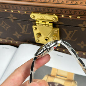 Đồng Hồ Cartier Replica 11 Ballon Bleu Cao Cấp Mặt Số Xám Dây Thép Nhà Máy AF 40mm (1)