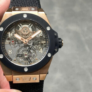 Đồng Hồ Hublot Big Bang Tourbillon King Gold Mặt Số Skeleton Replica 11 45mm (8)