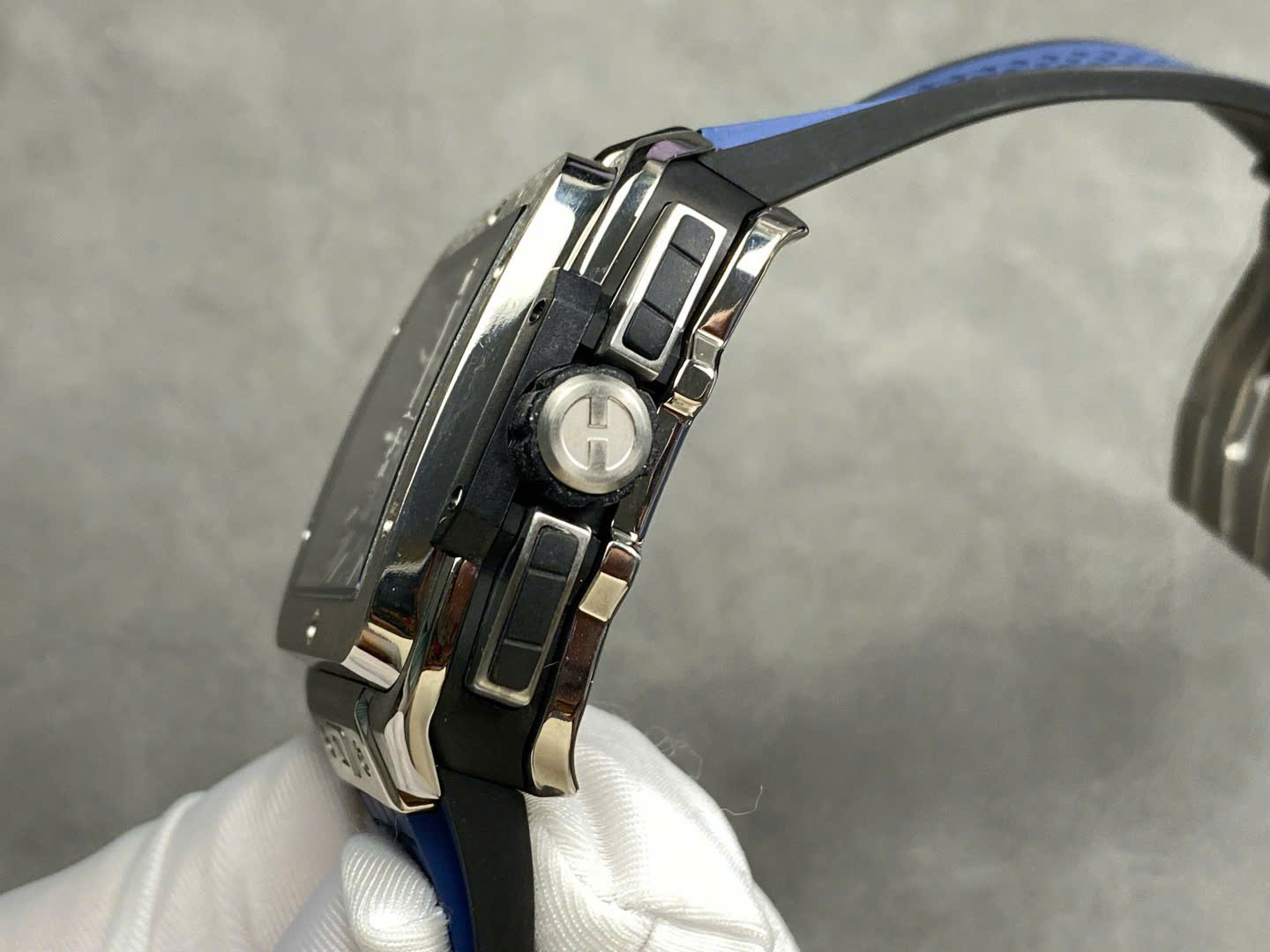 Đồng Hồ Hublot Big Bang Unico Titanium Rep 11 Màu Xanh Dương Xưởng BBF 42mm (5)