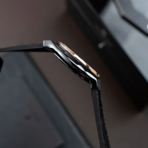 Đồng Hồ Hublot Classic Fusion Ceramic Demi Gold Mặt Carbon Replica Xưởng JJZ 42mm (1)