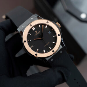 Đồng Hồ Hublot Classic Fusion Ceramic Demi Gold Replica Cao Cấp Xưởng JJZ 42mm (3)