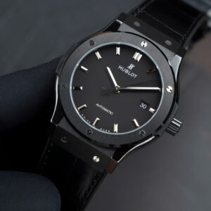 Đồng Hồ Hublot Classic Fusion Ceramic Gốm Đen Replica Cao Cấp Xưởng JJZ 42mm (1)