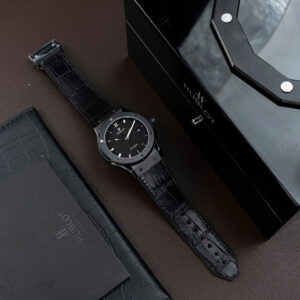 Đồng Hồ Hublot Classic Fusion Ceramic Gốm Đen Replica Cao Cấp Xưởng JJZ 42mm (1)