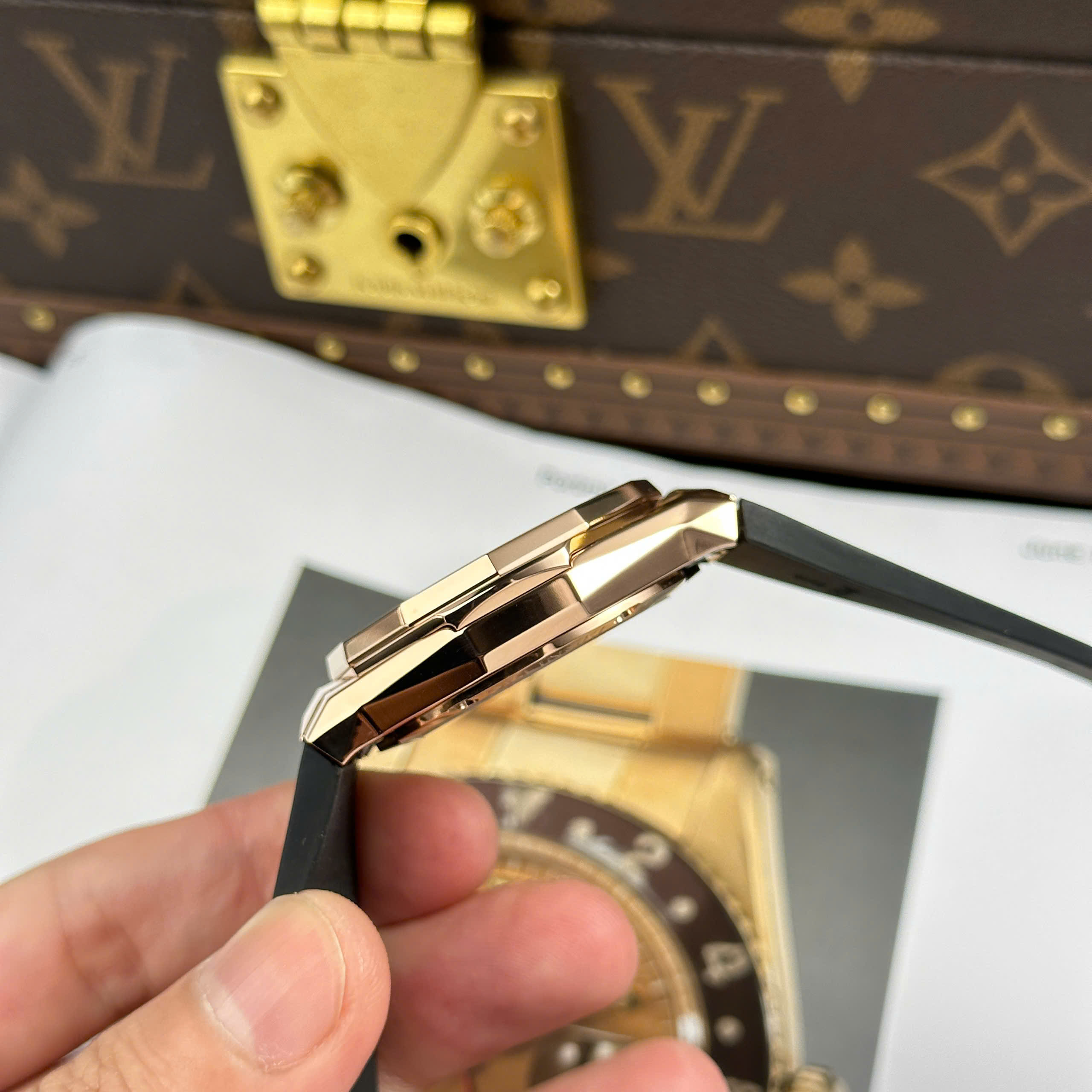 Đồng Hồ Hublot Classic Fusion Orlinski King Gold Replica Cao Cấp Nhà Máy HB 40mm (7)