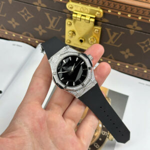 Đồng Hồ Hublot Classic Fusion Orlinski Titanium Đính Full Đá Replica 11 Nhà Máy HB 40mm (6)