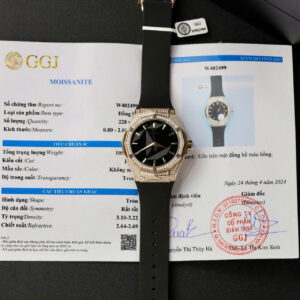 Đồng Hồ Hublot Orlinski King Gold Đính Full Kim Cương Moissanite Hong Kong Chế Tác 40mm (10)