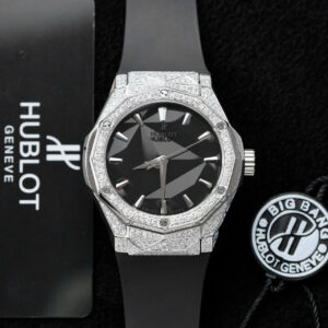 Đồng Hồ Hublot Orlinski Titanium Đính Full Kim Cương Moissanite Hong Kong Chế Tác 40mm (8)