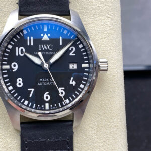 Đồng Hồ IWC Schaffhausen Pilot's Mark XX Rep 11 Mặt Số Đen Nhà Máy ZM 40mm (2)