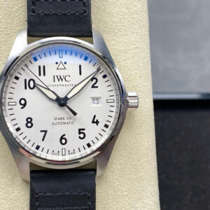 Đồng Hồ IWC Schaffhausen Pilot's Mark XX Rep 11 Mặt Số Trắng Nhà Máy ZM 40mm (14)