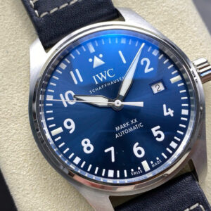 Đồng Hồ IWC Schaffhausen Pilot's Mark XX Rep 11 Mặt Xanh Dương Nhà Máy ZM 40mm (1)