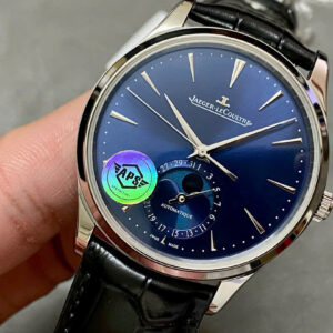 Đồng Hồ Jaeger LeCoultre Chế Tác Master Ultra Thin Moon Mặt Xanh Dương Nhà Máy APS 39mm (4)