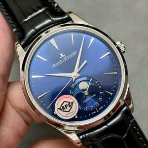 Đồng Hồ Jaeger LeCoultre Chế Tác Master Ultra Thin Moon Mặt Xanh Dương Nhà Máy APS 39mm (4)