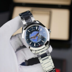 Đồng Hồ Omega Aqua Terra World Timer Rep 11 Tặng Dây Cao Su Nhà Máy N1 41mm (3)