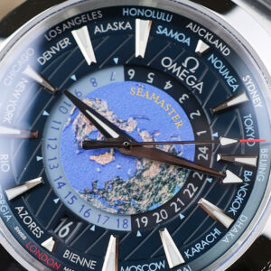 Đồng Hồ Omega Aqua Terra World Timer Rep 11 Tặng Dây Cao Su Nhà Máy N1 41mm (3)