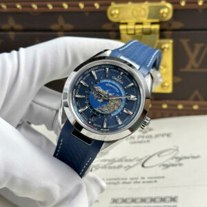 Đồng Hồ Omega Aqua Terra Worldtimer Màu Xanh Dương Máy VS 41mm (13)