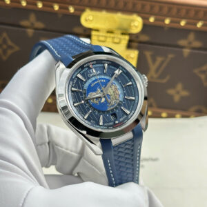 Đồng Hồ Omega Aqua Terra Worldtimer Màu Xanh Dương Máy VS 41mm (13)