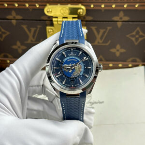 Đồng Hồ Omega Aqua Terra Worldtimer Màu Xanh Dương Máy VS 41mm (13)