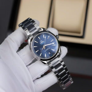 Đồng Hồ Omega Replica 11 Seamaster Aqua Terra 150M Mặt Số Xanh Dương Xưởng VS 41mm (7)