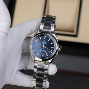 Đồng Hồ Omega Replica 11 Seamaster Aqua Terra 150M Mặt Số Xanh Dương Xưởng VS 41mm (7)