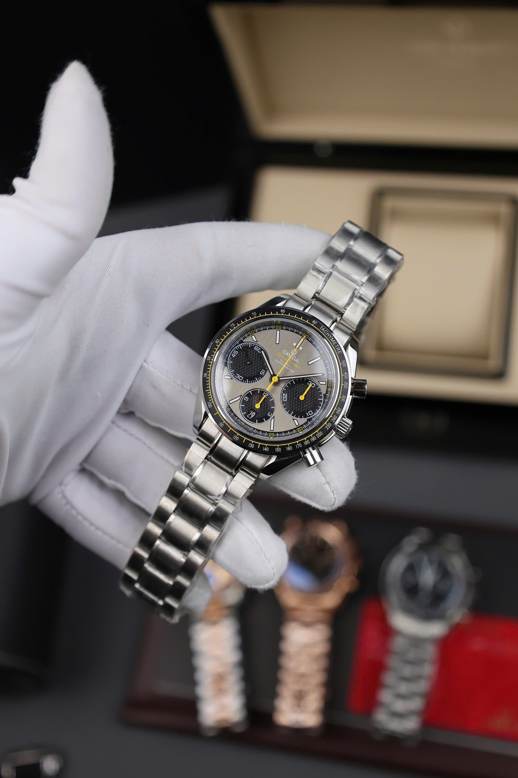Đồng Hồ Omega Replica 11 Speedmaster '57 Chronograph Mặt Số Xám 40mm (3) Đồng Hồ Omega Replica 11 Speedmaster '57 Chronograph Mặt Số Xám 40mm (3)