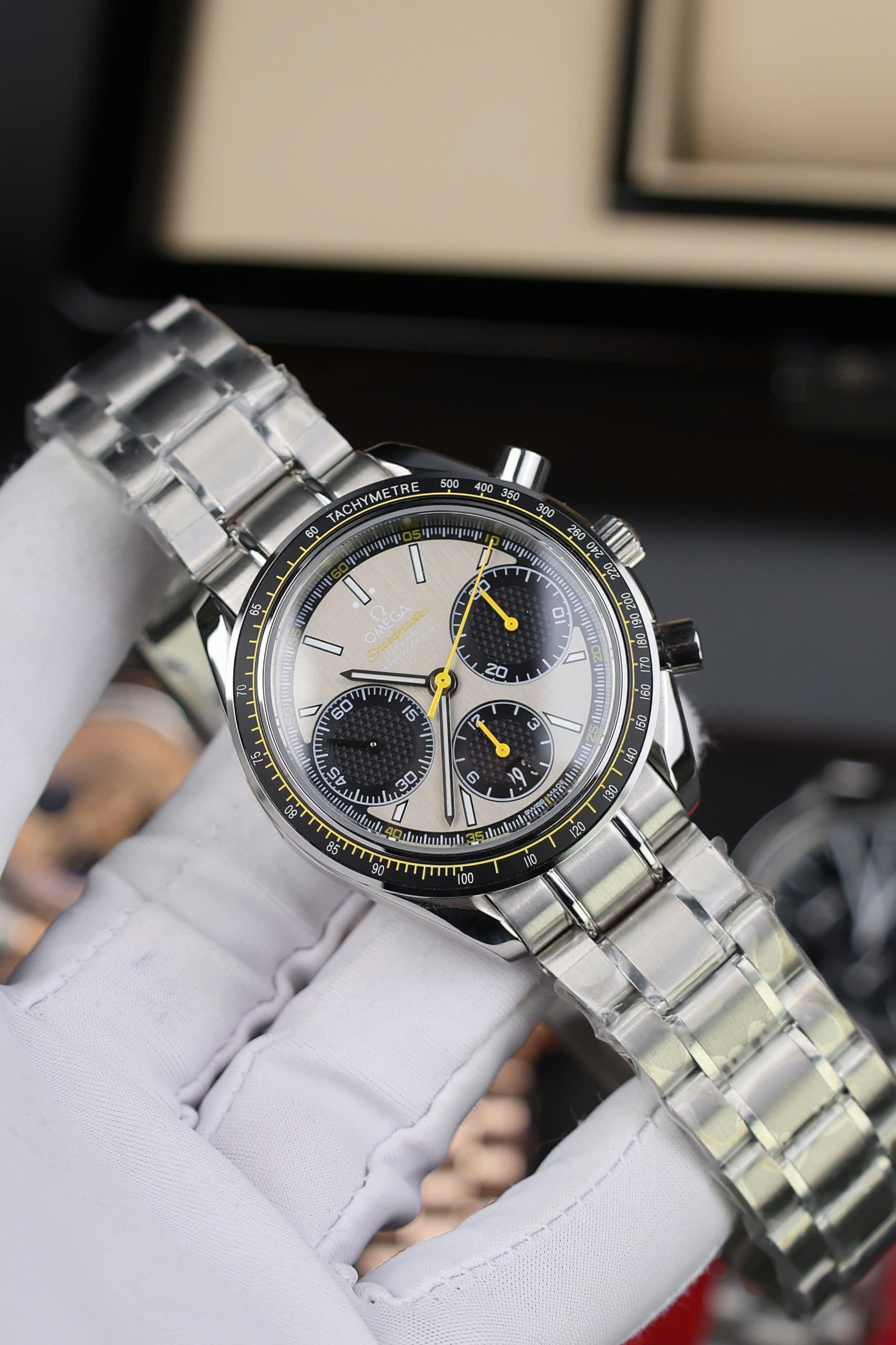 Đồng Hồ Omega Replica 11 Speedmaster '57 Chronograph Mặt Số Xám 40mm (8) Đồng Hồ Omega Replica 11 Speedmaster '57 Chronograph Mặt Số Xám 40mm (3)