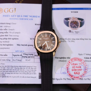 Đồng Hồ Patek Philippe Chế Tác Bọc Vàng 18K Aquanaut 5167R Mặt Chocolate 3K Factory 40mm (4)