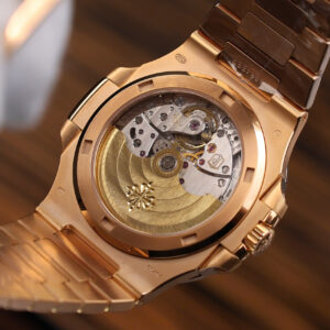 Đồng Hồ Patek Philippe Chế Tác Bọc Vàng 18K Nautilus 5711 Mặt Chocolate 3K Factory 40mm (12)