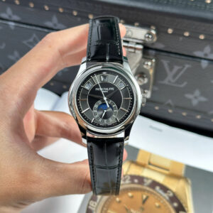 Đồng Hồ Patek Philippe Chế Tác Complications 5205G Mặt Xám Đen Nhà Máy KM 40mm (10)