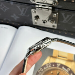 Đồng Hồ Patek Philippe Chế Tác Complications 5205G Mặt Xanh Dương Nhà Máy KM 40mm (1)