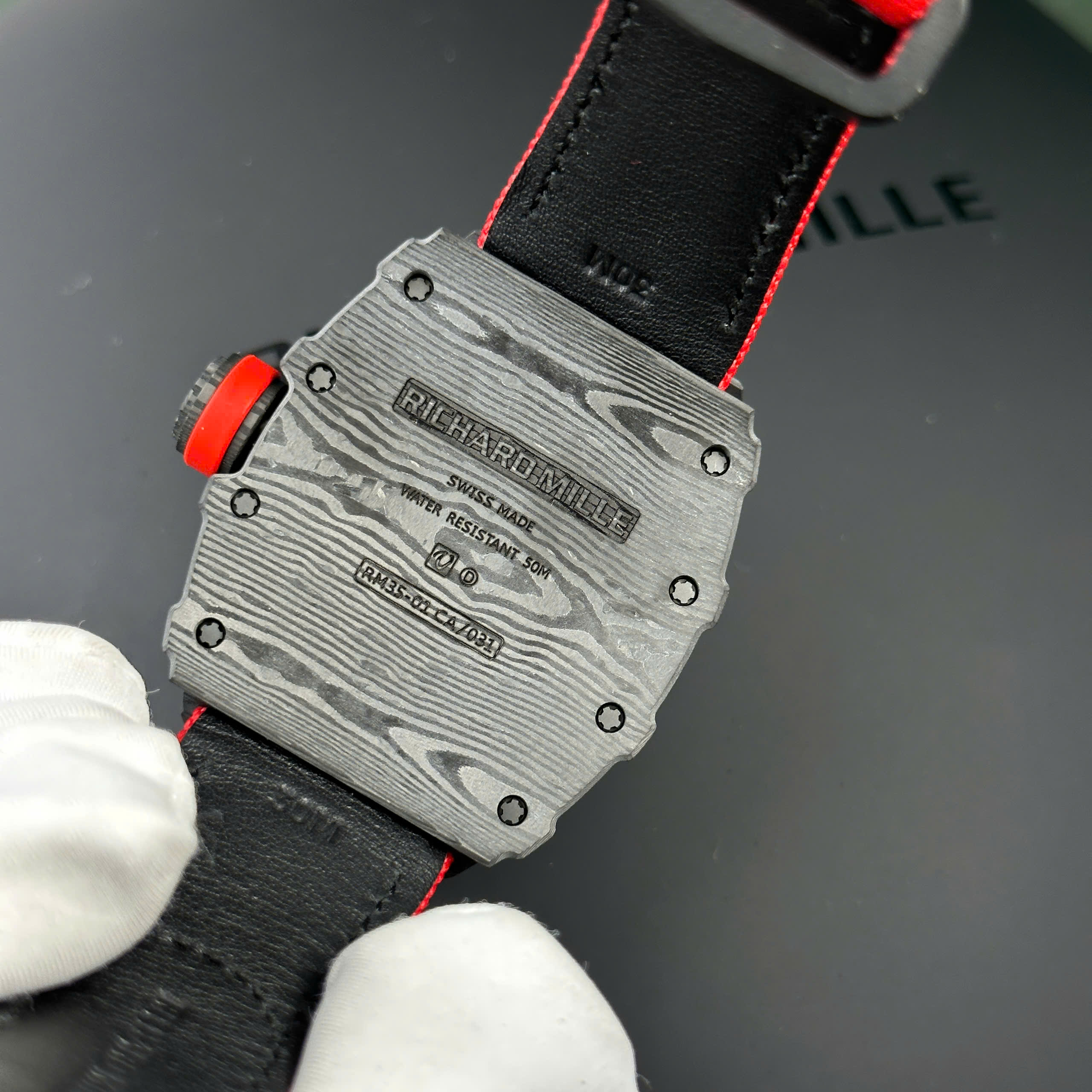 Đồng Hồ Richard Mille RM35-01 Rafael Nadal Chế Tác Carbon NTPT Nhà Máy BBR 44,5x50mm (3) Đồng Hồ Richard Mille RM35-01 Rafael Nadal Chế Tác Carbon NTPT Nhà Máy BBR 44,5x50mm (12)