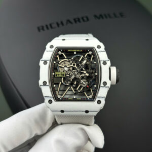 Đồng Hồ Richard Mille RM35-01 Rafael Nadal Chế Tác Carbon Trắng Nhà Máy BBR 44,5x50mm (1)