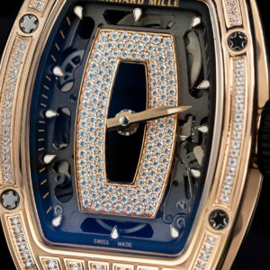 Đồng Hồ Richard Mille Rep 1 1 RM07-01 Nữ Đính Đá Dây Cao Su Đen Xưởng ZF 32x46mm (1)