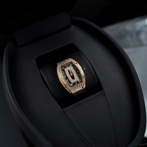 Đồng Hồ Richard Mille Rep 1 1 RM07-01 Nữ Đính Đá Dây Cao Su Đen Xưởng ZF 32x46mm (1)