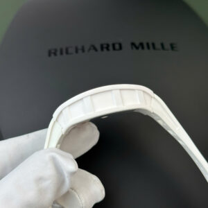 Đồng Hồ Richard Mille Replica 11 RM055 Bubba Watson Vỏ Gốm Trắng Nhà Máy BBR 42,7x49,9mm (9)