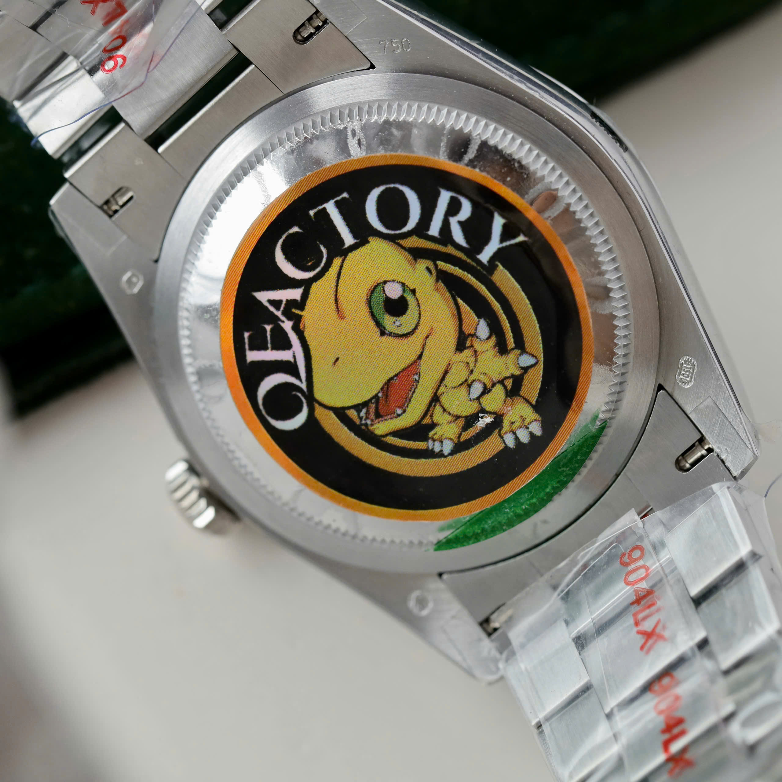 Đồng Hồ Rolex 1 1 Day-Date 128239-0065 Mặt Xà Cừ Đính Đá Nhà Máy QF New 2025 36mm (6)