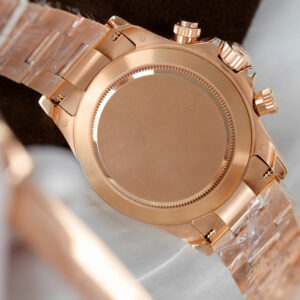 Đồng Hồ Rolex 1 1 Daytona Rainbow Độ Đá Quý Nhân Tạo Bọc Vàng Hồng 18K 40mm (9)