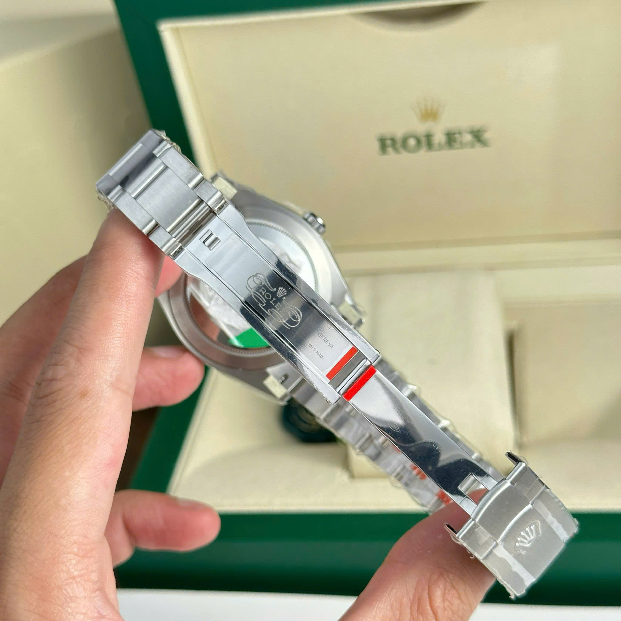 Đồng Hồ Rolex Chế Tác Oyster Perpetual 124300 Mặt Số Blue Nhà Máy Clean 41mm (4)