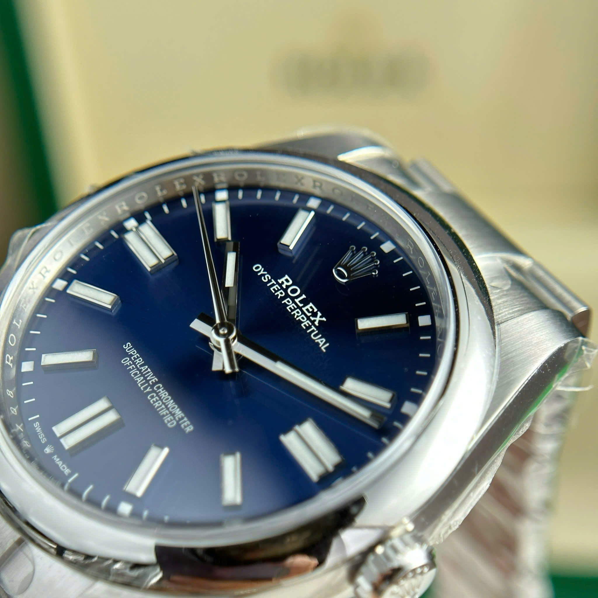 Đồng Hồ Rolex Chế Tác Oyster Perpetual 124300 Mặt Số Blue Nhà Máy Clean 41mm (9)