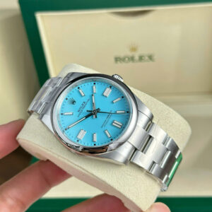 Đồng Hồ Rolex Chế Tác Oyster Perpetual 124300 Mặt Số Xanh Băng Nhà Máy Clean 41mm (7)