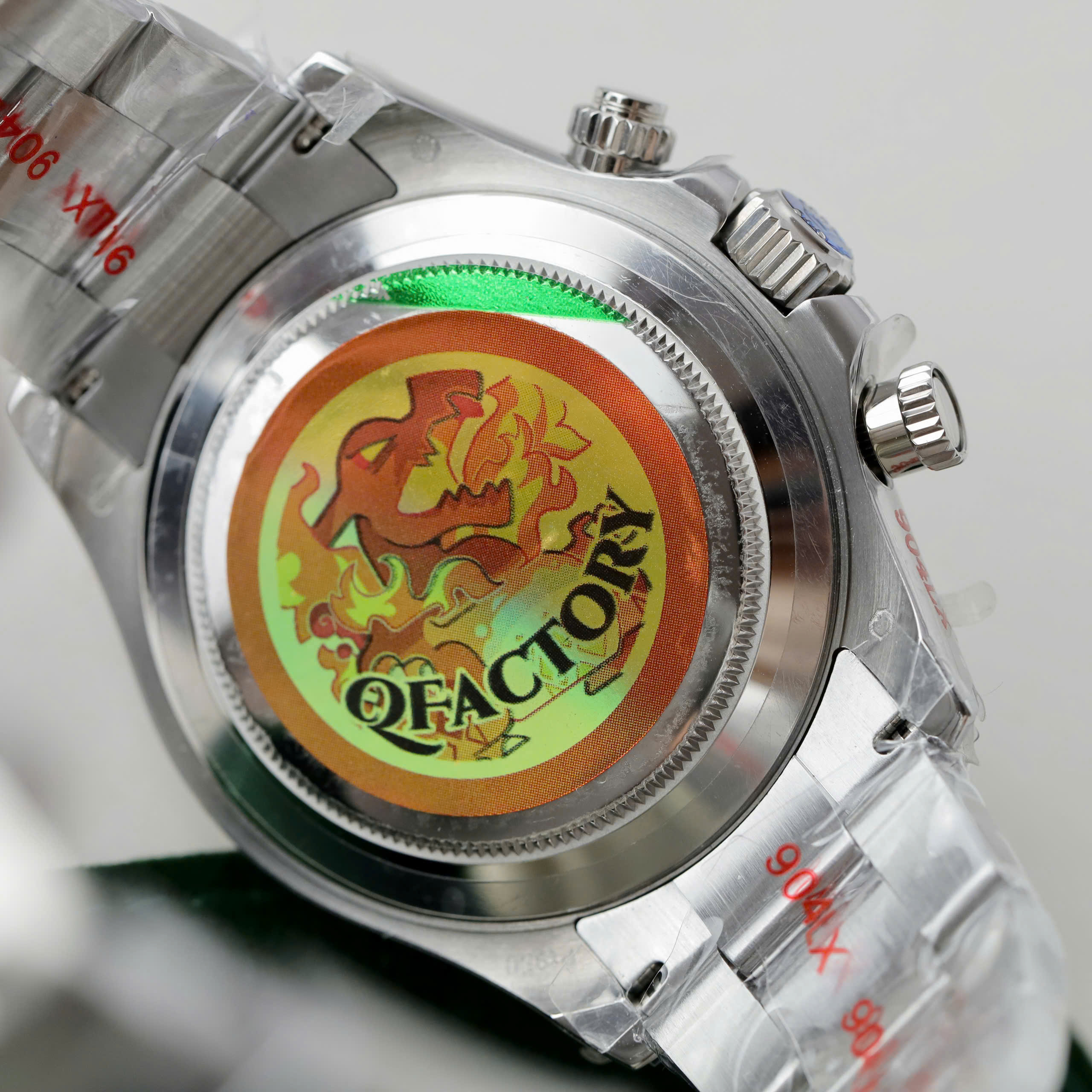 Đồng Hồ Rolex Cosmograph Daytona 116506LN Mặt Xanh Băng 182 Grams Xưởng QF 40mm (5)