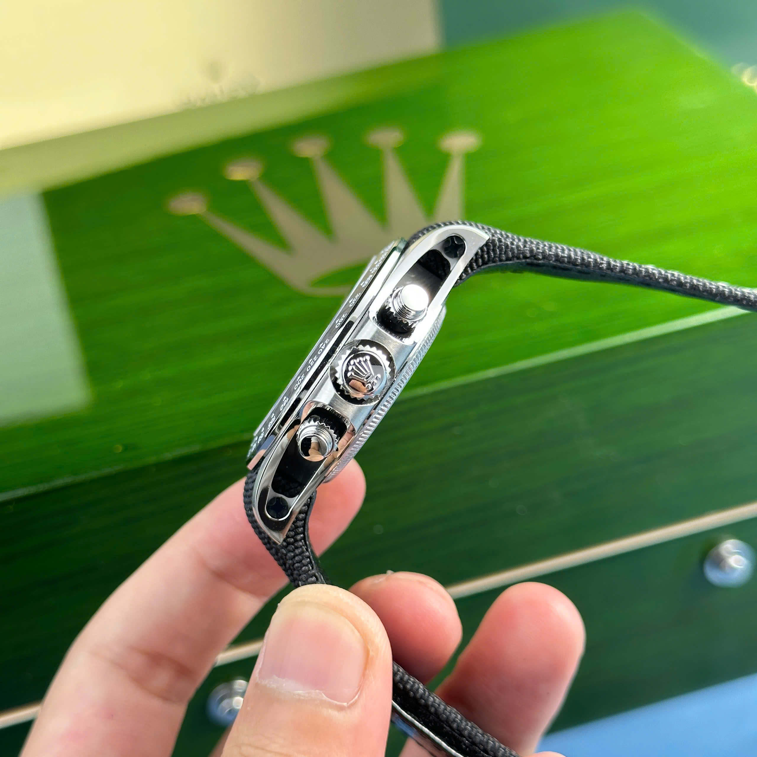 Đồng Hồ Rolex Rep 11 Daytona Exceptional-1 DiW Chế Tác Carbon Siêu Nhẹ 40mm (4)