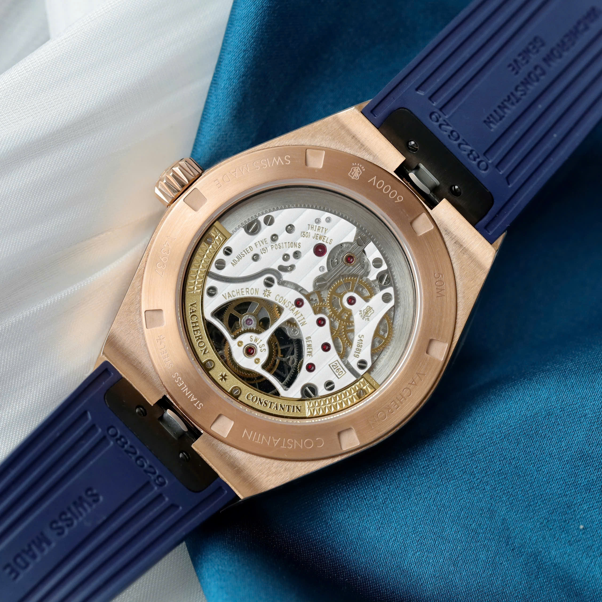 Đồng Hồ Vacheron Constantin Chế Tác Overseas 6000V Tourbillon Vàng Hồng Xưởng BBR 42,5mm (7)