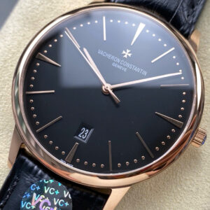 Đồng Hồ Vacheron Constantin Patrimony 85180 Rose Gold Mặt Đen Rep 11 Nhà Máy VS+ 40mm (5)