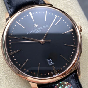Đồng Hồ Vacheron Constantin Patrimony 85180 Rose Gold Mặt Đen Rep 11 Nhà Máy VS+ 40mm (5)