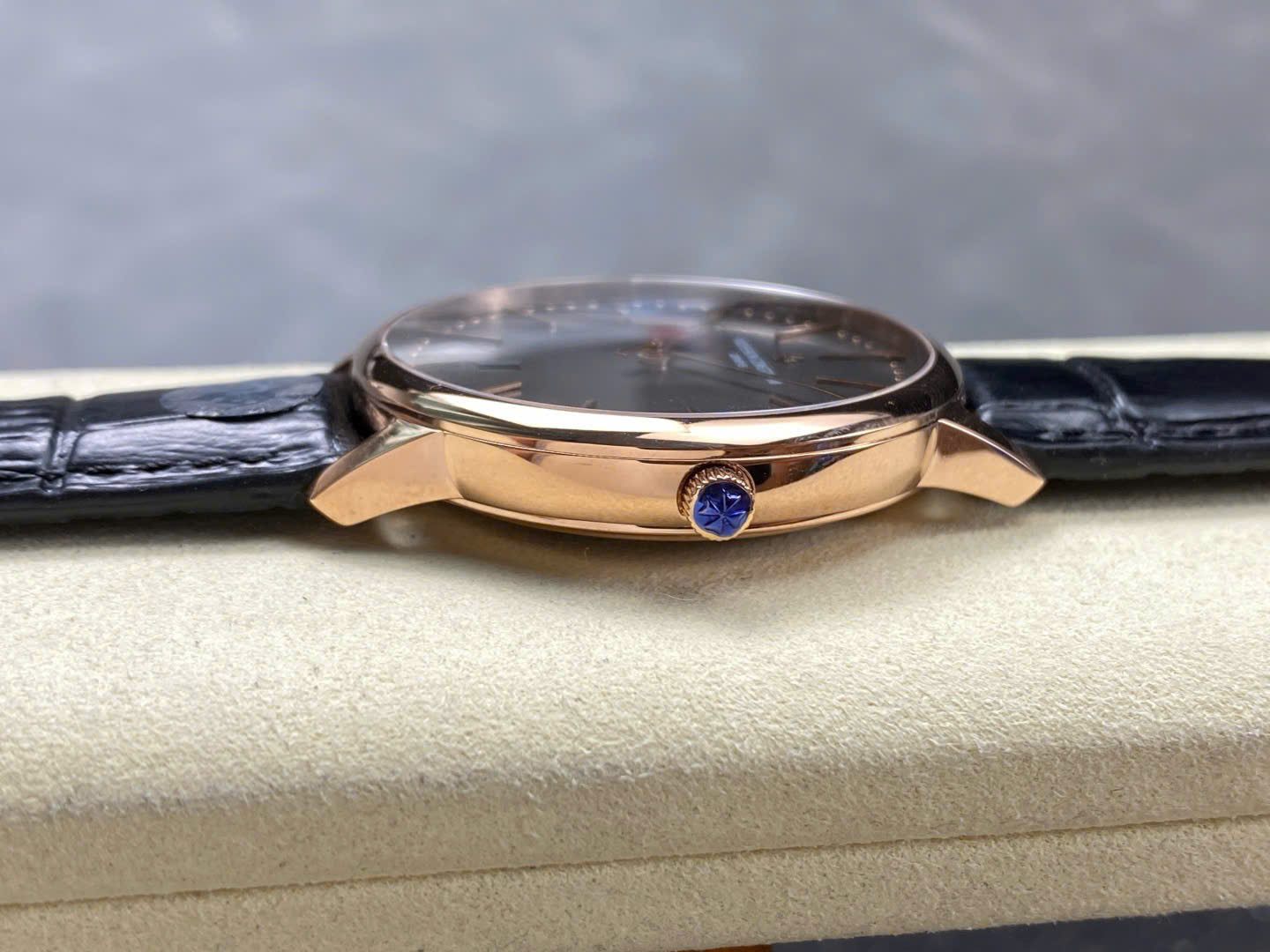 Đồng Hồ Vacheron Constantin Patrimony 85180 Rose Gold Mặt Xám Rep 11 Nhà Máy VS+ 40mm (9)