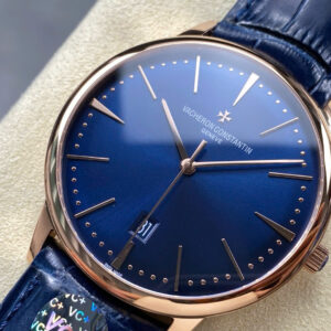 Đồng Hồ Vacheron Constantin Patrimony 85180 Rose Gold Màu Xanh Dương Rep 11 Nhà Máy VS+ 40mm (1)