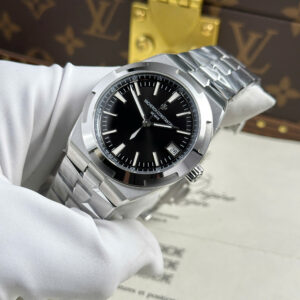 Đồng hồ Vacheron Constantin Chế Tác Overseas 4500V Mặt Đen Nhà Máy MKS 41mm (1)