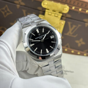 Đồng hồ Vacheron Constantin Chế Tác Overseas 4500V Mặt Đen Nhà Máy MKS 41mm (1)