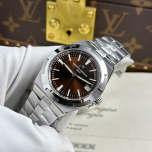 Đồng hồ Vacheron Constantin Chế Tác Overseas 4500V Mặt Nâu Nhà Máy MKS 41mm (1)