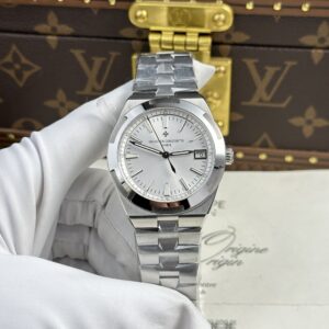 Đồng hồ Vacheron Constantin Chế Tác Overseas 4500V Mặt Trắng Nhà Máy MKS 41mm (1)